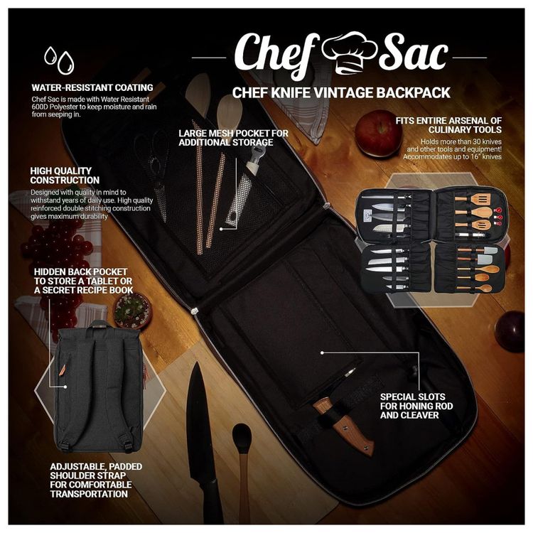 Chef-Estojo-Bolsa-Portatil-para-Facas-com-30-Slots-Facas-foto-2