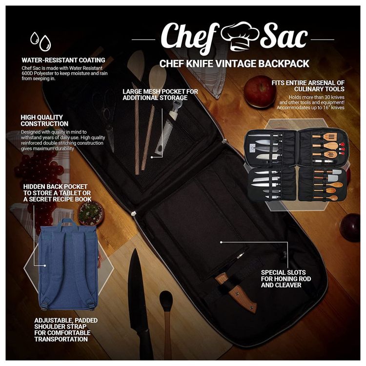 Chef-Estojo-Bolsa-Portatil-para-Facas-com-30-Slots-Facas-foto-2