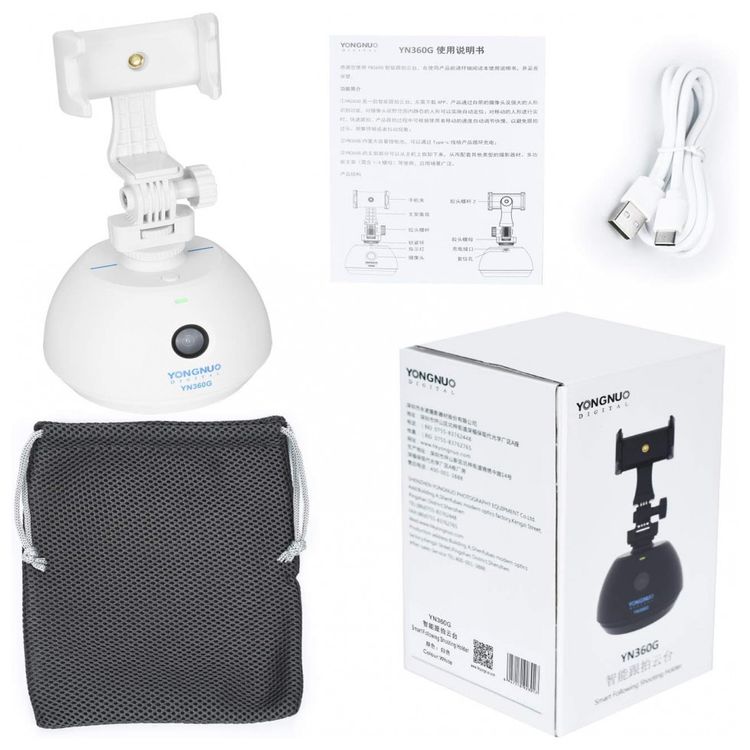 YN360G-Suporte-para-Celular-com-Rastreamento-de-Rosto-360-foto-5