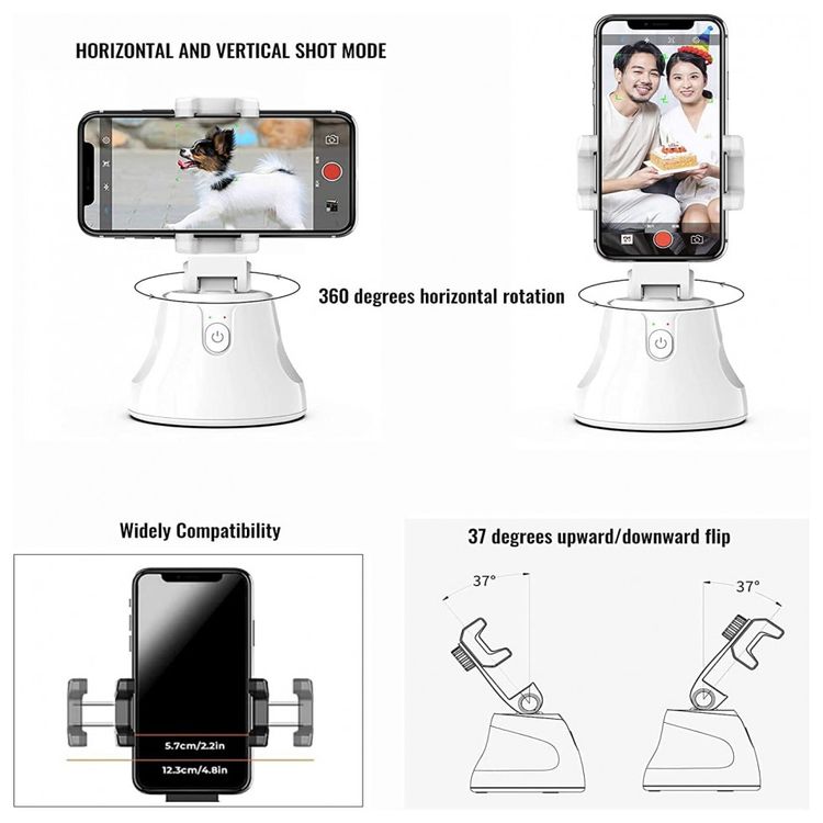 Jourmind-Suporte-para-Celular-com-Rastreamento-de-Rosto-360-foto-3
