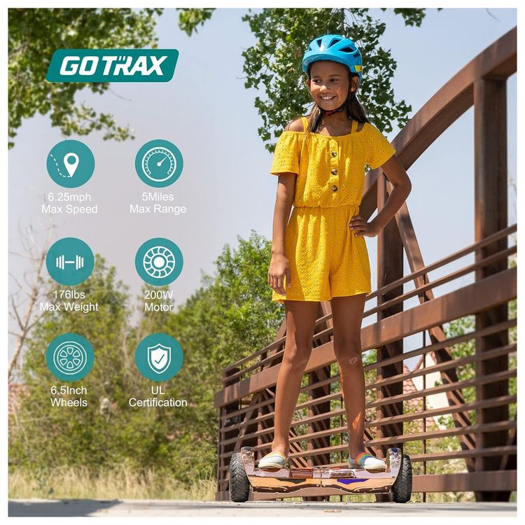 GOTRAX-Hoverboard-Off-Road-com-Alto-Falante-Bluetooth-Luz-foto-1