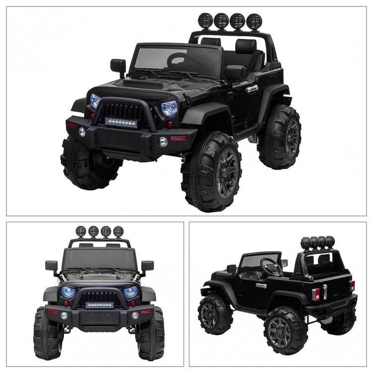 Carro-Carrinho-Eletrico-2-Assentos-12V-com-Luzes-de-LED-e-foto-1