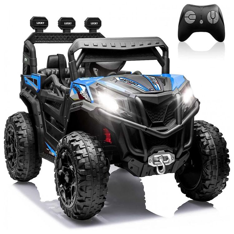 ANPABO-Carro-Carrinho-Eletrico-2-Assentos-12V-com-Luzes-de-foto-0