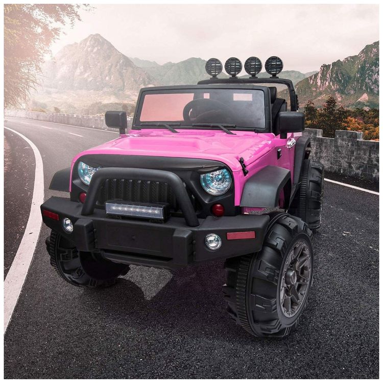 Carro-Carrinho-Eletrico-2-Assentos-12V-com-Luzes-de-LED-e-foto-3