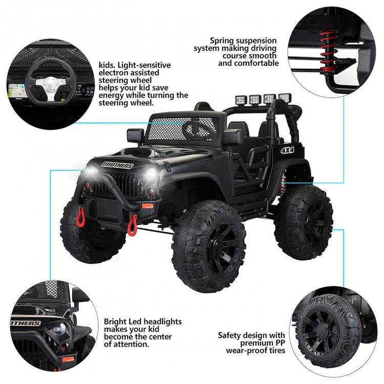 TOBBI-Carro-Carrinho-Eletrico-2-Assentos-12V-com-Controle-foto-2