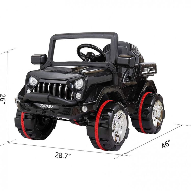 Carro-Carrinho-Eletrico-1-Assento-12V-com-Luzes-de-LED-e-foto-2