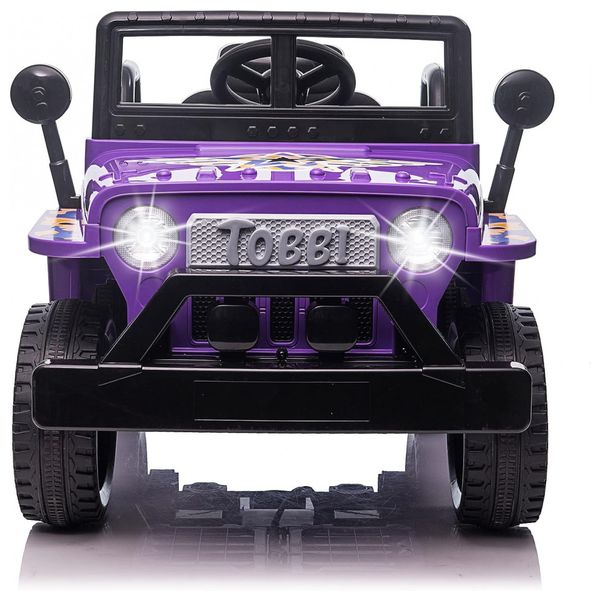 Carro-Carrinho-Eletrico-1-Assento-12V-com-Luzes-de-LED-e-foto-0