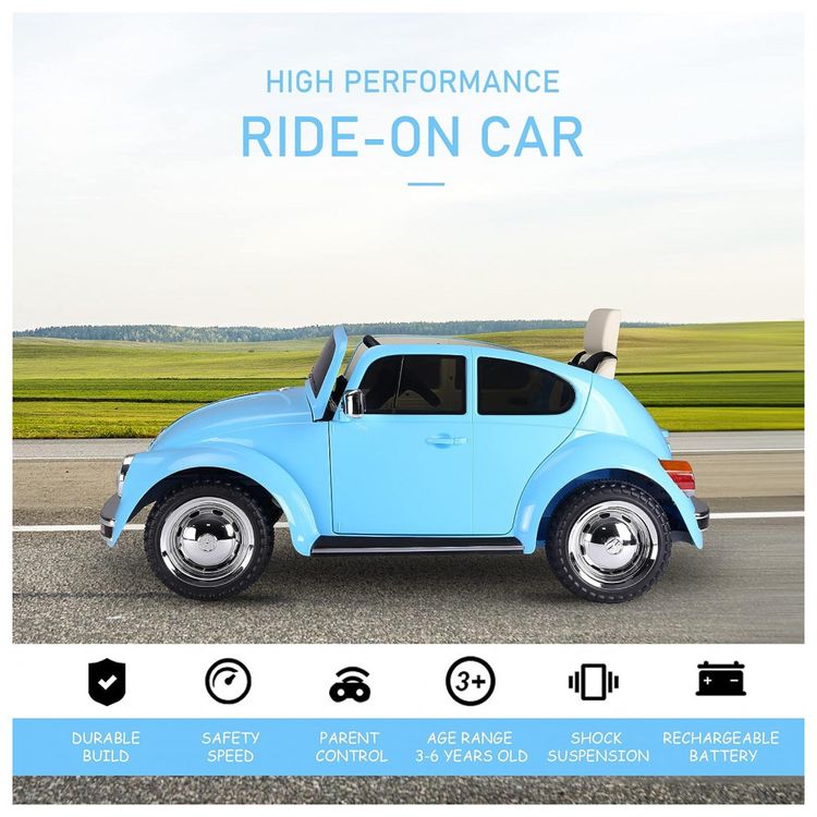 Aosom-Carro-Carrinho-Eletrico-1-Assento-6V-com-Luzes-de-foto-3