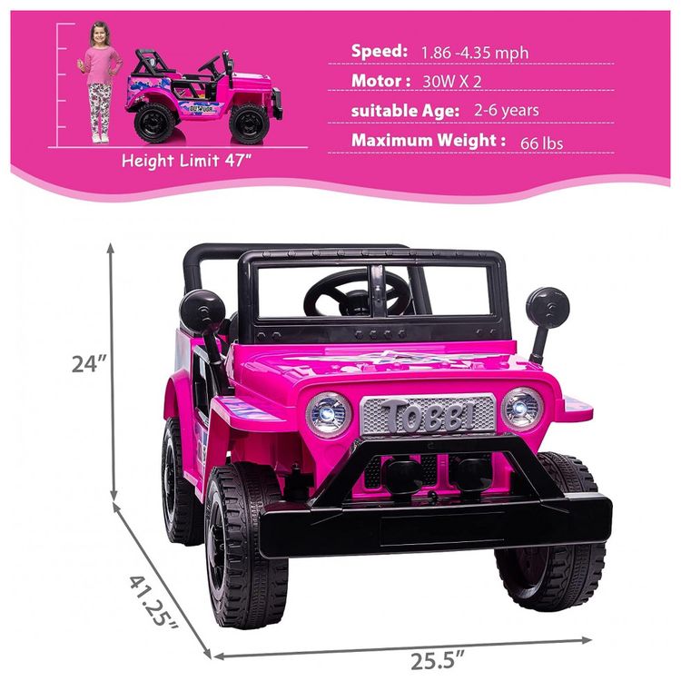 Carro-Carrinho-Eletrico-2-Assentos-12V-com-Luzes-de-LED-e-foto-3