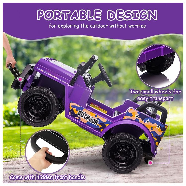 Carro-Carrinho-Eletrico-1-Assento-12V-com-Luzes-de-LED-e-foto-5