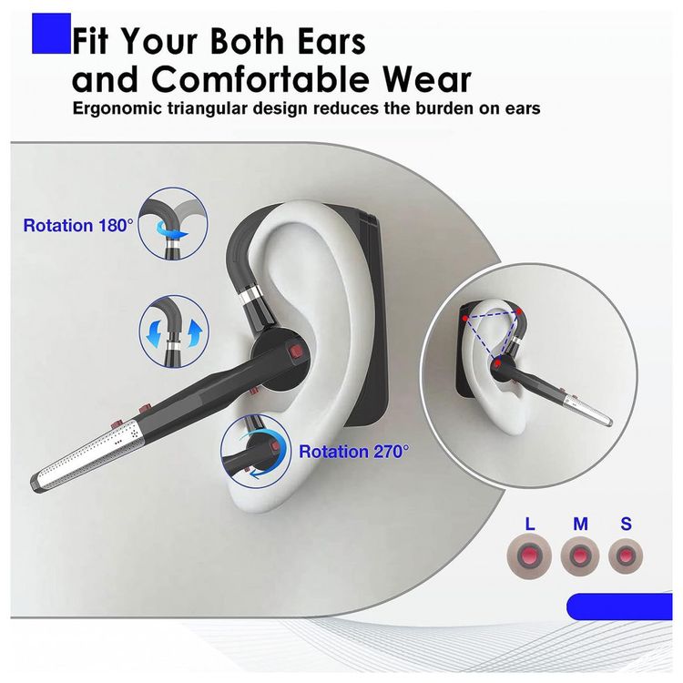 HonShoop-Fone-de-ouvido-sem-Fio-Headset-Bluetooth-para-foto-2