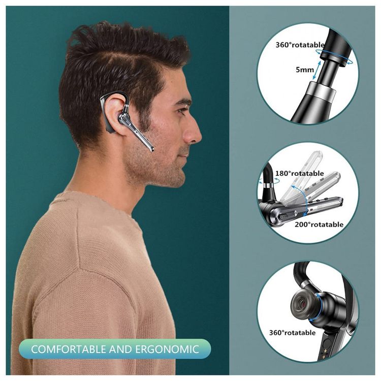 HonShoop-Fone-de-ouvido-sem-Fio-Headset-Bluetooth-para-foto-4