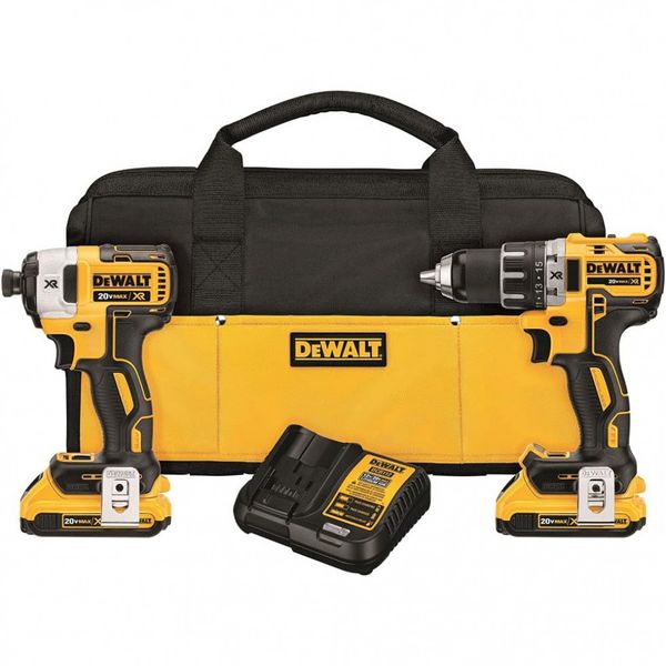 Kit-de-Furadeira-Eletrica-20V-DCK240C2-DEWALT-Brush-foto-0