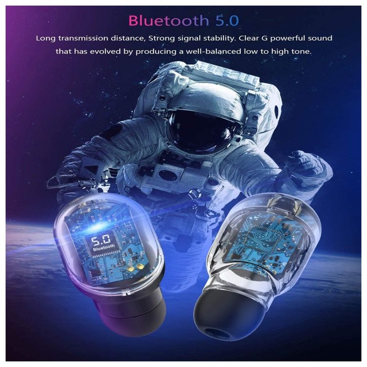 Fone-de-ouvido-sem-Fio-Headset-Bluetooth-para-Chamadas-com-foto-2