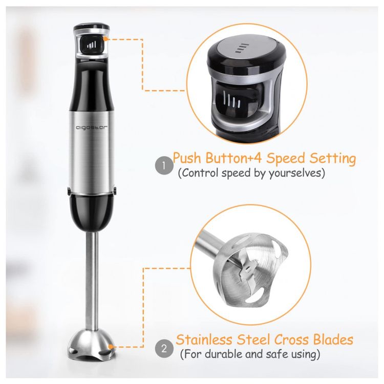Mixer-com-4-Velocidades-e-Acessorios-Aco-Inoxidavel-500W-foto-2
