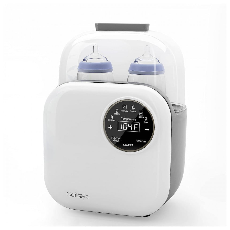 Aquecedor de Mamadeira 6 em 1, Aquece e Esteriliza, Inteligente, SAIKOYA NNQ10, Branco
