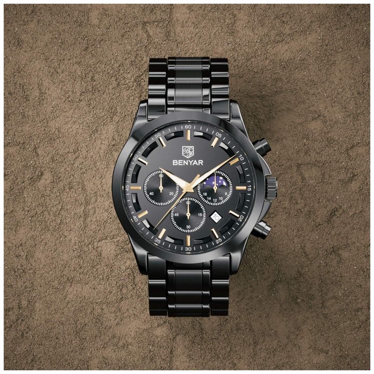 Relogio-Masculino-Analogico-Quartzo-BY-BENYAR-5160-Preto-foto-3