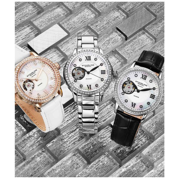 Relogio-Automatico-Perle-3951-com-Mostrador-Prateado-foto-2