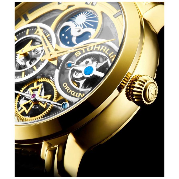 Relogio-Automatico-Luciano-371B-com-Mostrador-Dourado-e-foto-3