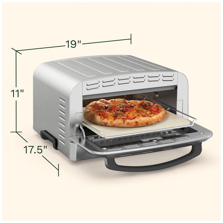 Forno-de-Pizza-Portatil-de-Bancada-em-Aco-Inoxidavel-foto-2