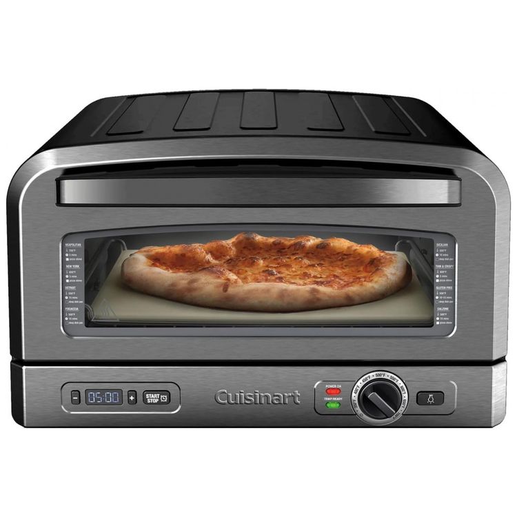 Forno-de-Pizza-Portatil-de-Bancada-em-Aco-Inoxidavel-foto-0