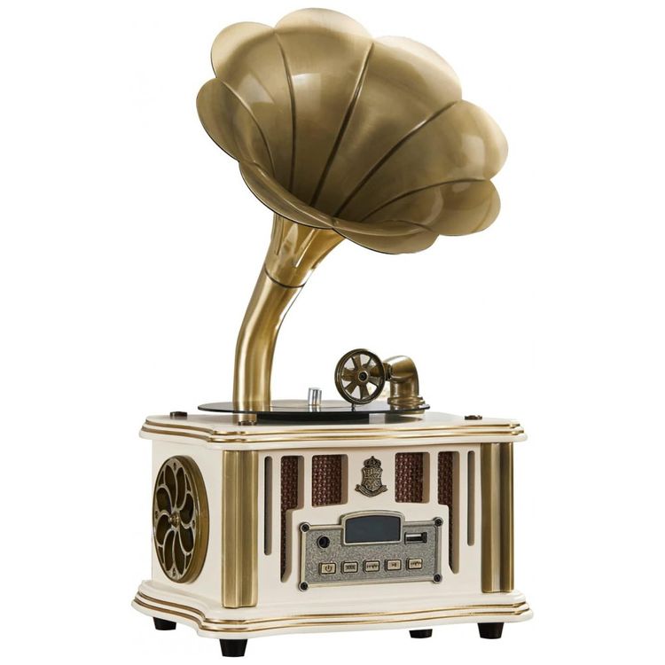 Gramofone-Toca-Discos-Retro-com-MP3-Bluetooth-e-USB-110V-foto-0