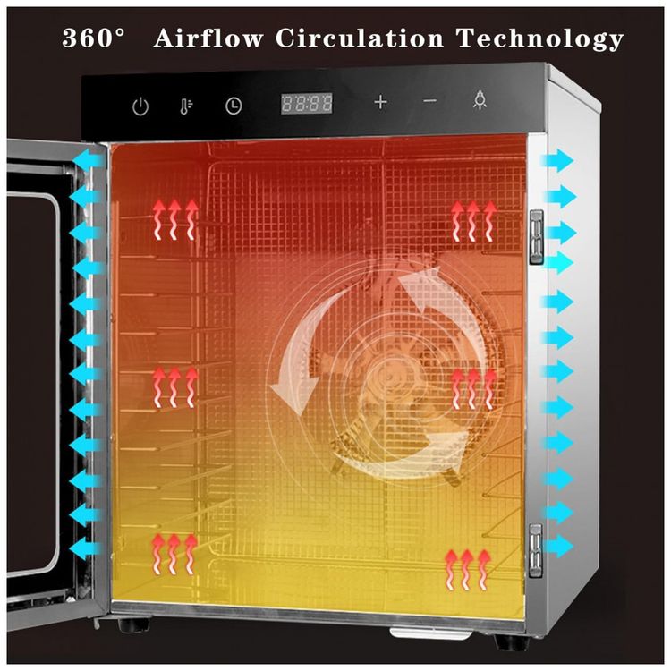 Desidratador-de-Alimentos-Eletrico-com-10-Bandejas-em-Aco-foto-5