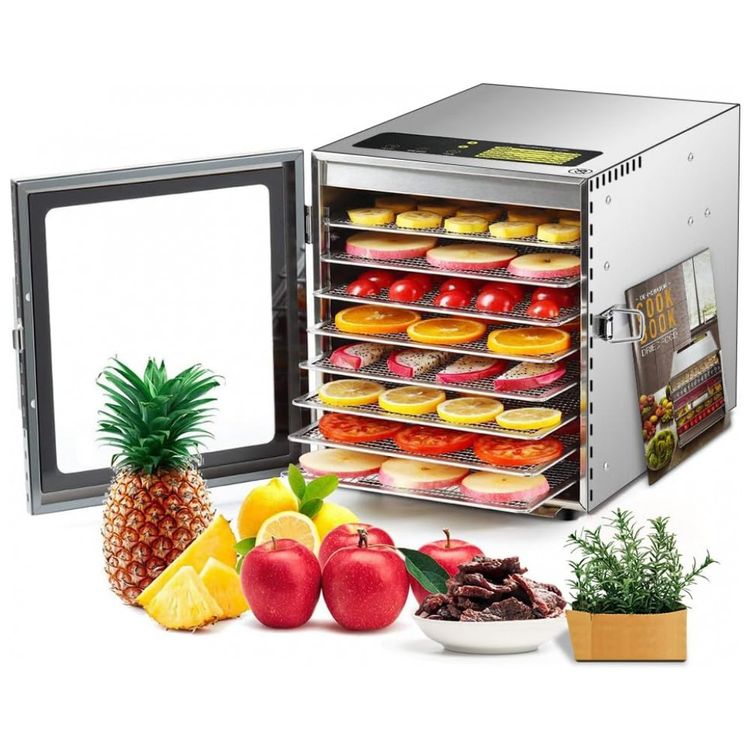 Desidratador-de-Alimentos-com-8-Bandejas-em-Aco-Inoxidavel-foto-0