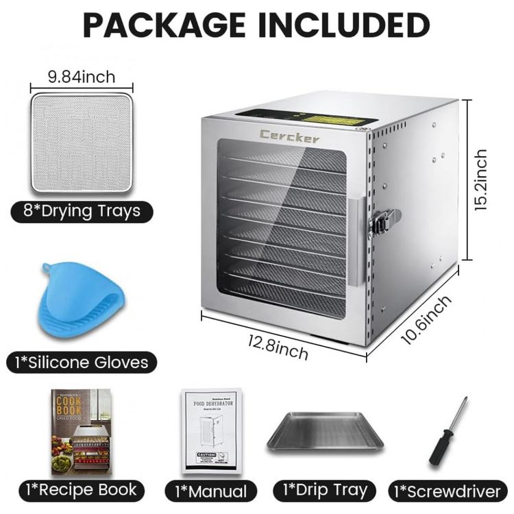 Desidratador-de-Alimentos-com-8-Bandejas-em-Aco-Inoxidavel-foto-5