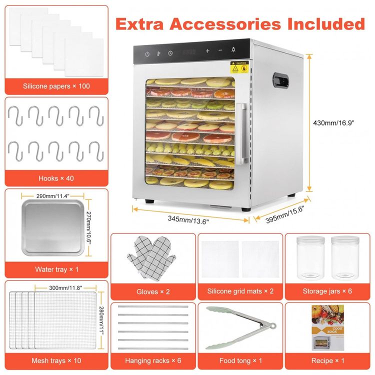 Desidratador-de-Alimentos-em-Aco-Inoxidavel-com-10-Bandejas-foto-5