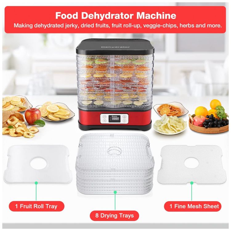 Desidratador-de-Alimentos-com-8-Bandejas-e-Temporizador-foto-2