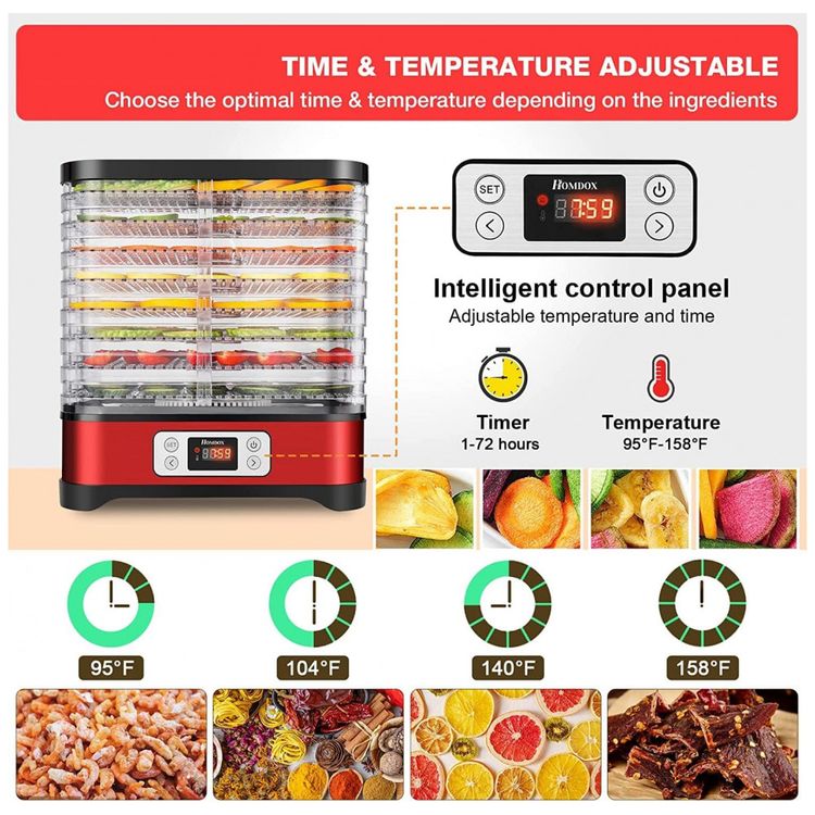 Desidratador-de-Alimentos-com-8-Bandejas-e-Temporizador-foto-3