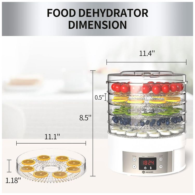 Desidratador-de-Alimentos-com-5-Bandejas-e-Display-LED-foto-1