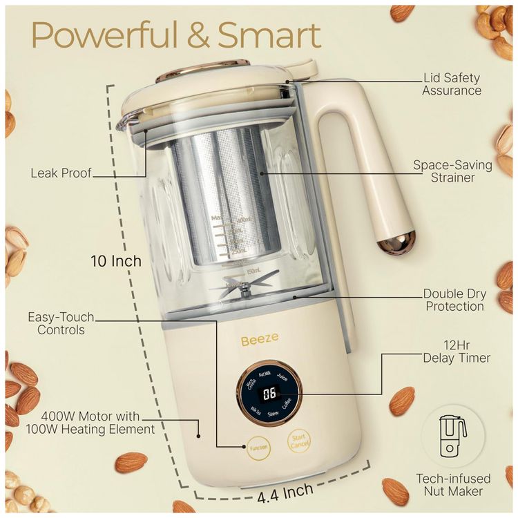Maquina-de-Leite-Vegetal-400mL-com-Temporizador-de-Atraso-foto-1