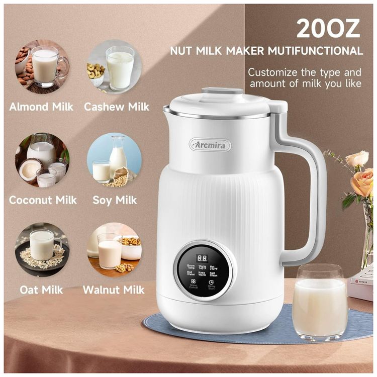 Maquina-de-Leite-Vegetal-Automatica-600mL-com-Tela-de-LED-e-foto-1