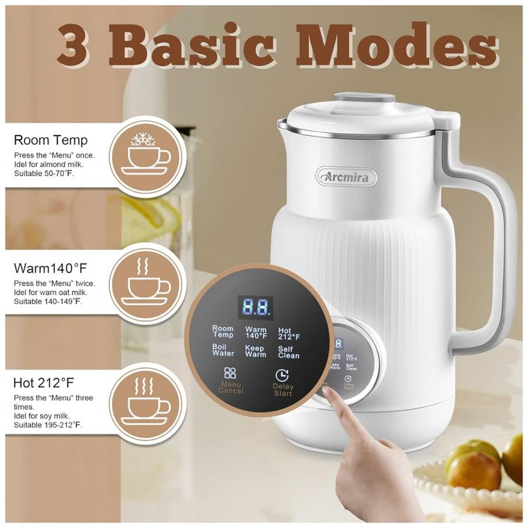 Maquina-de-Leite-Vegetal-Automatica-600mL-com-Tela-de-LED-e-foto-2