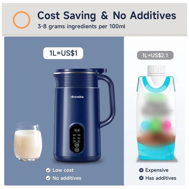 Maquina-de-Leite-Vegetal-600mL-com-Desligamento-Automatico-foto-5