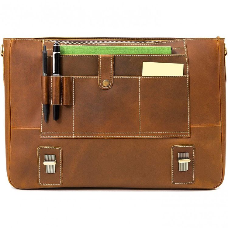 Viosi-Bolsa-Pasta-de-Couro-Masculina-para-Laptop-Marrom-foto-1