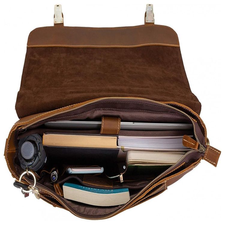 Viosi-Bolsa-Pasta-de-Couro-Masculina-para-Laptop-Marrom-foto-3
