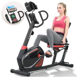 Bicicleta-Ergometrica-com-Suporte-para-Tablet-e-Banco-foto-0