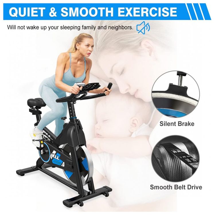 Bicicleta-Ergometrica-com-Suporte-para-Tablet-e-Banco-foto-2