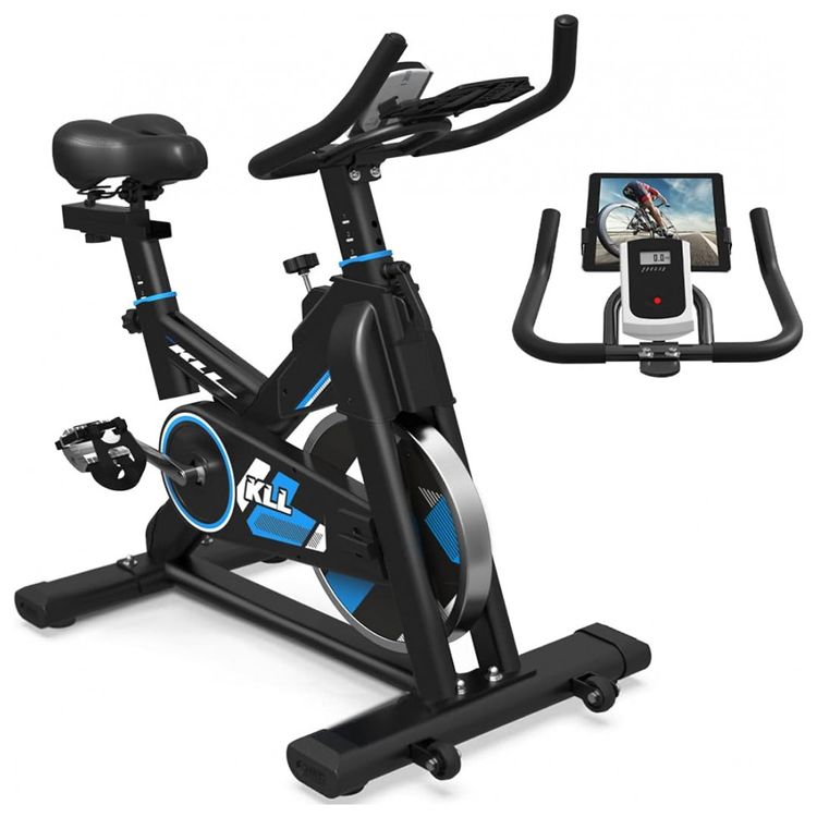Bicicleta-Ergometrica-com-Suporte-para-Tablet-e-Banco-foto-0