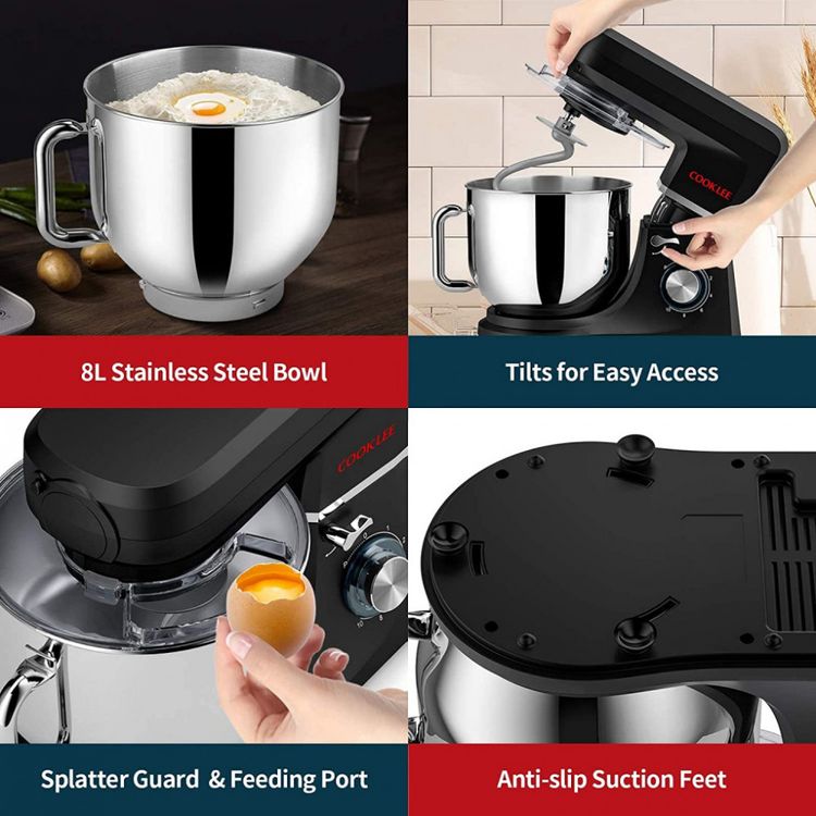 COOKLEE-SM-1507BM-Batedeira-de-Bancada-8.5L-com-10-foto-5