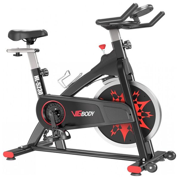 VIGBODY-Bicicleta-Ergometrica-com-Suporte-para-Tablet-e-foto-0