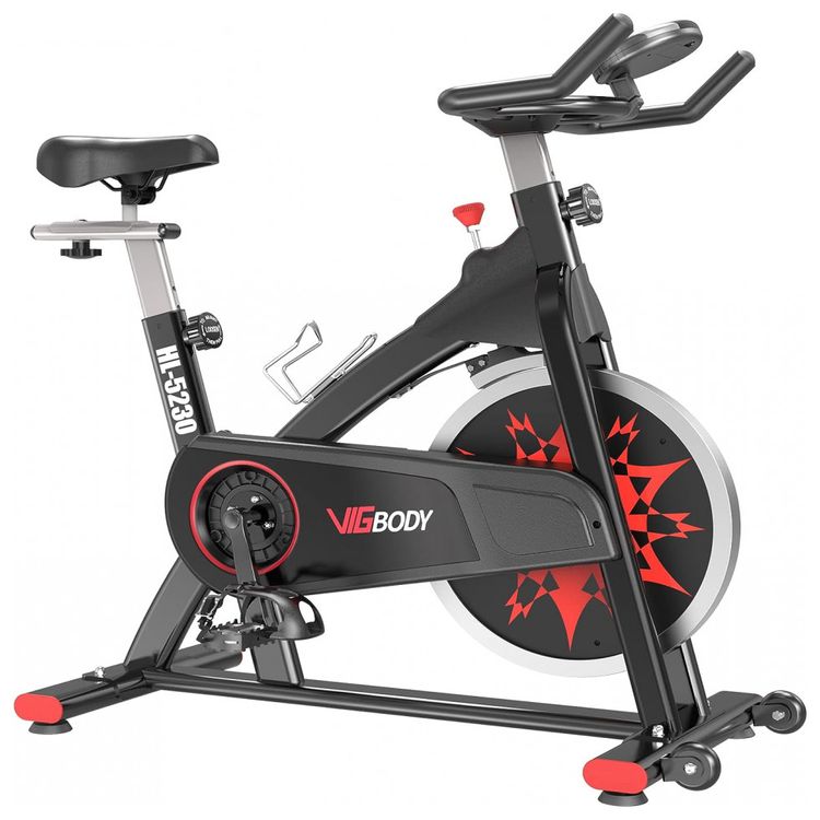 VIGBODY-Bicicleta-Ergometrica-com-Suporte-para-Tablet-e-foto-0