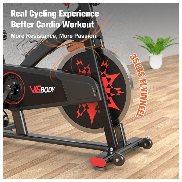 VIGBODY-Bicicleta-Ergometrica-com-Suporte-para-Tablet-e-foto-4