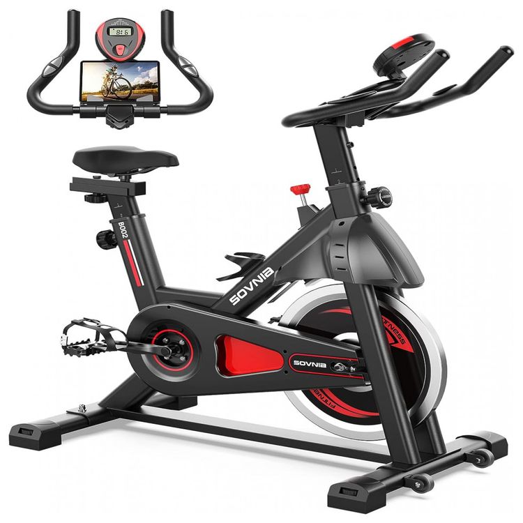 Bicicleta-Ergometrica-com-Suporte-para-Tablet-e-Banco-foto-0