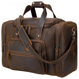Polare-Bolsa-de-Viagem-Masculina-Classica-de-Couro--Marrom-foto-0
