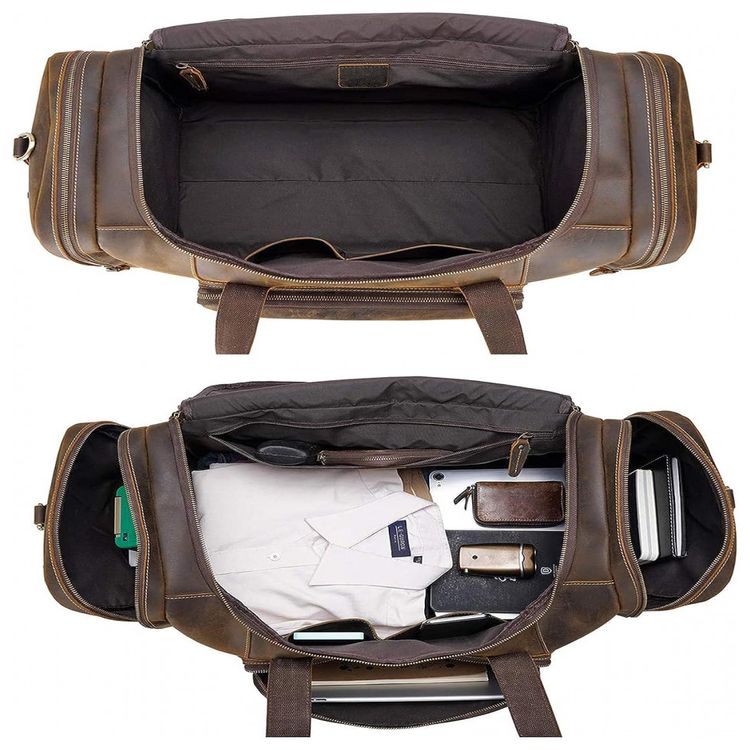 Polare-Bolsa-de-Viagem-Masculina-Classica-de-Couro--Marrom-foto-3