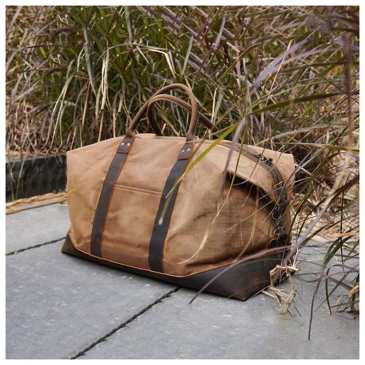 Bolsa-de-Viagem-Masculina-Classica-de-Couro-POLARE--Marrom-foto-2